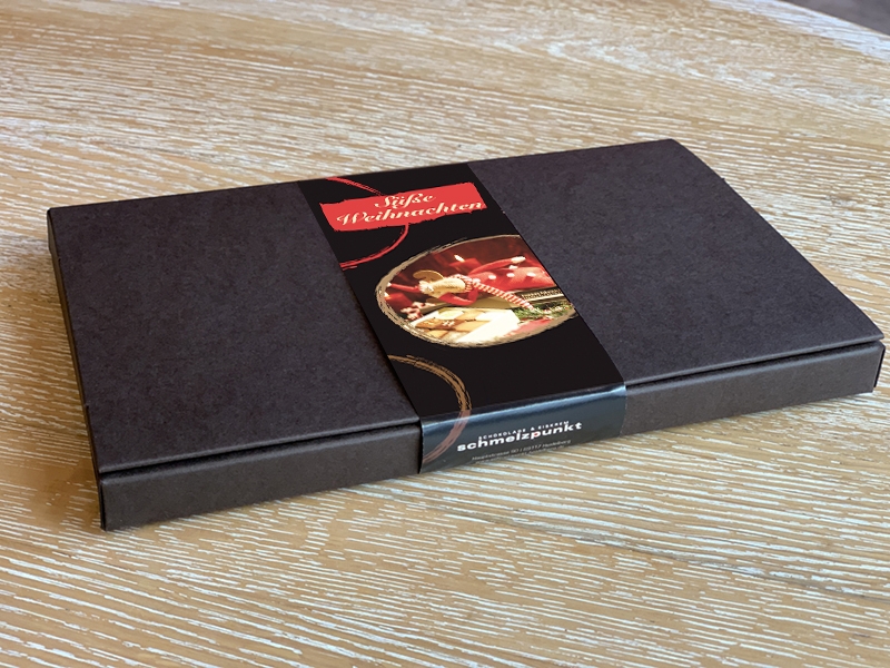 Gutschein Box inclusive einer Tafelschokolade